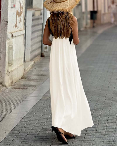 Anne | Elegantes Kleid mit überkreuztem Ausschnitt