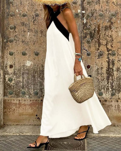Anne | Elegantes Kleid mit überkreuztem Ausschnitt