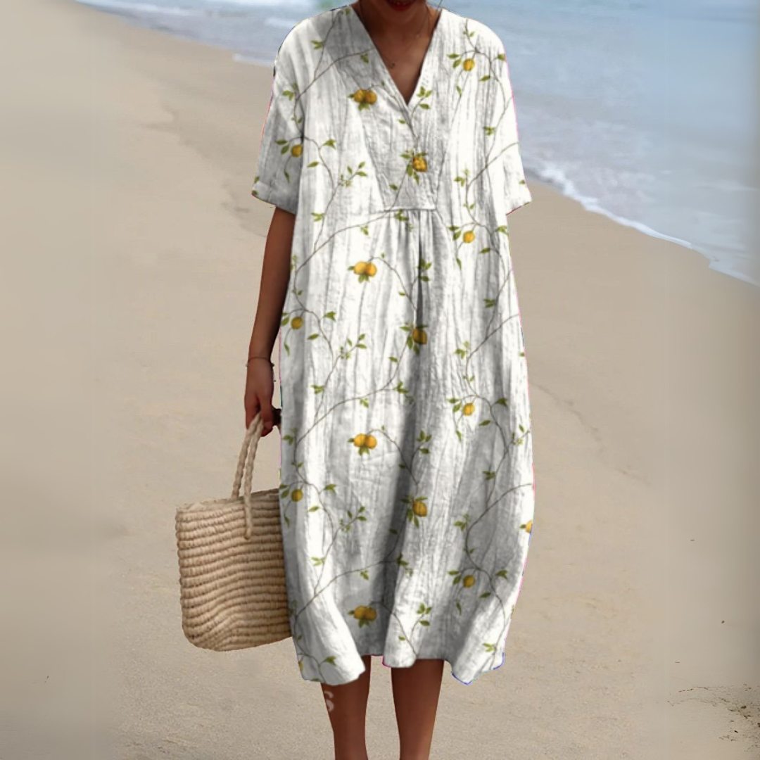 Audrey - Elegantes Blumen Kleid