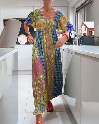 MELANIA | FARBFROHES BOHEMISCHES KLEID