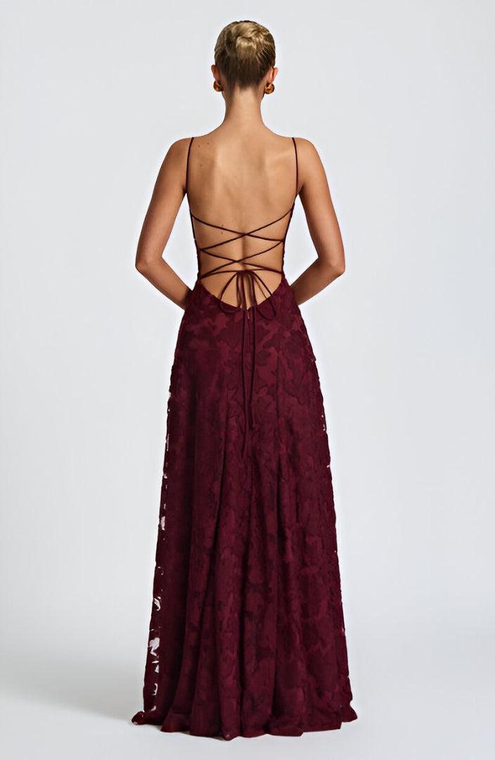 Francisa | Spitzen-Corsagen-Maxikleid