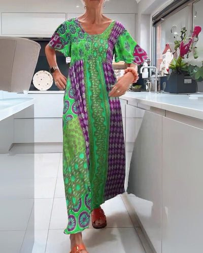 MELANIA | BUNTES BOHEMIAN-KLEID