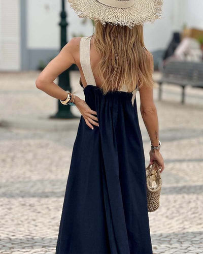 Anne | Elegantes Kleid mit überkreuztem Ausschnitt