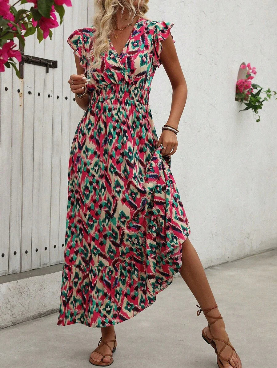 Clara | Vintage-Print Kleid für einen lässigen Sommerlook