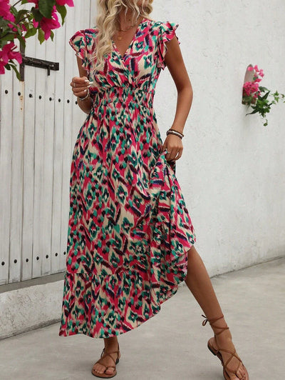 Clara | Vintage-Print Kleid für einen lässigen Sommerlook