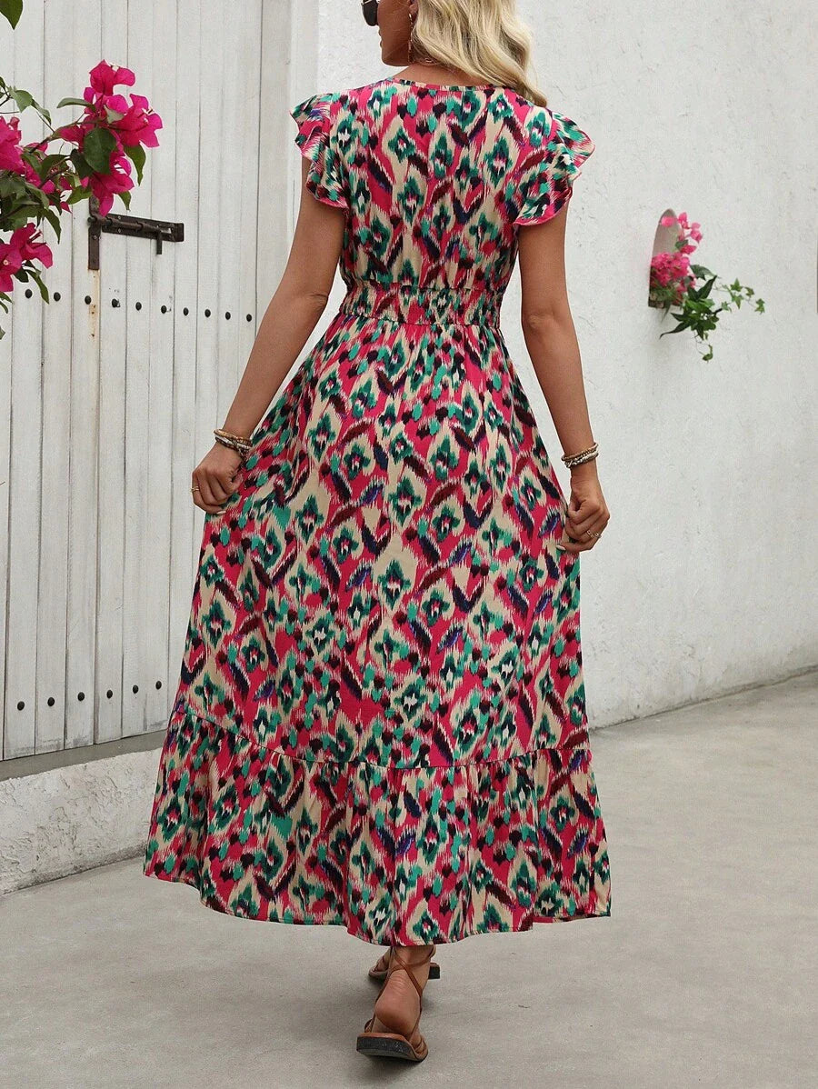 Clara | Vintage-Print Kleid für einen lässigen Sommerlook