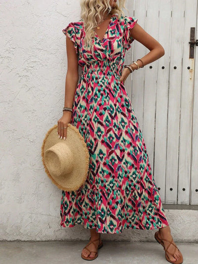 Clara | Vintage-Print Kleid für einen lässigen Sommerlook