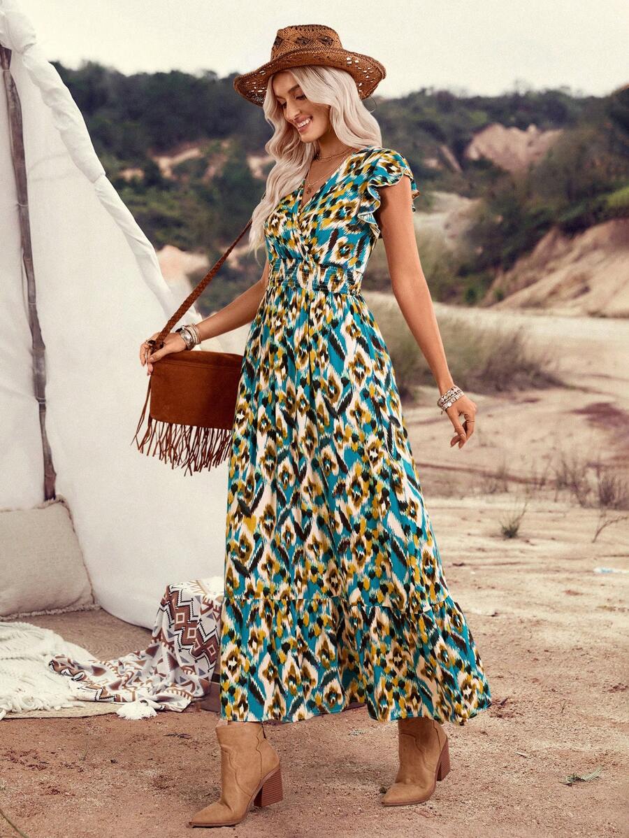 Clara | Vintage-Print Kleid für einen lässigen Sommerlook
