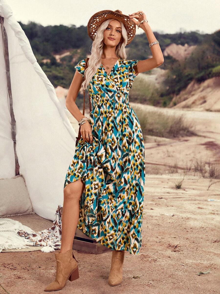 Clara | Vintage-Print Kleid für einen lässigen Sommerlook