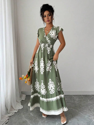 Clara | Vintage-Print Kleid für einen lässigen Sommerlook