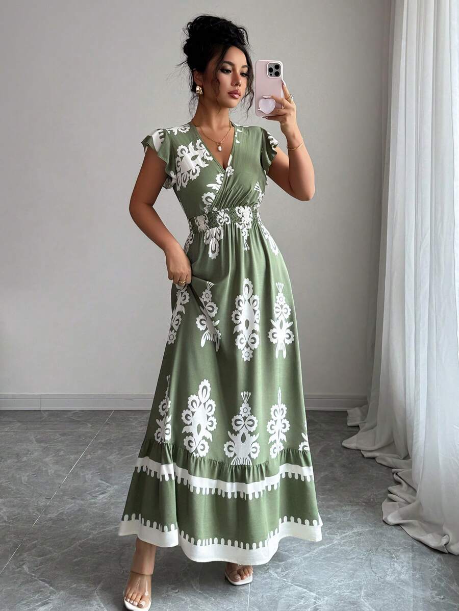 Clara | Vintage-Print Kleid für einen lässigen Sommerlook