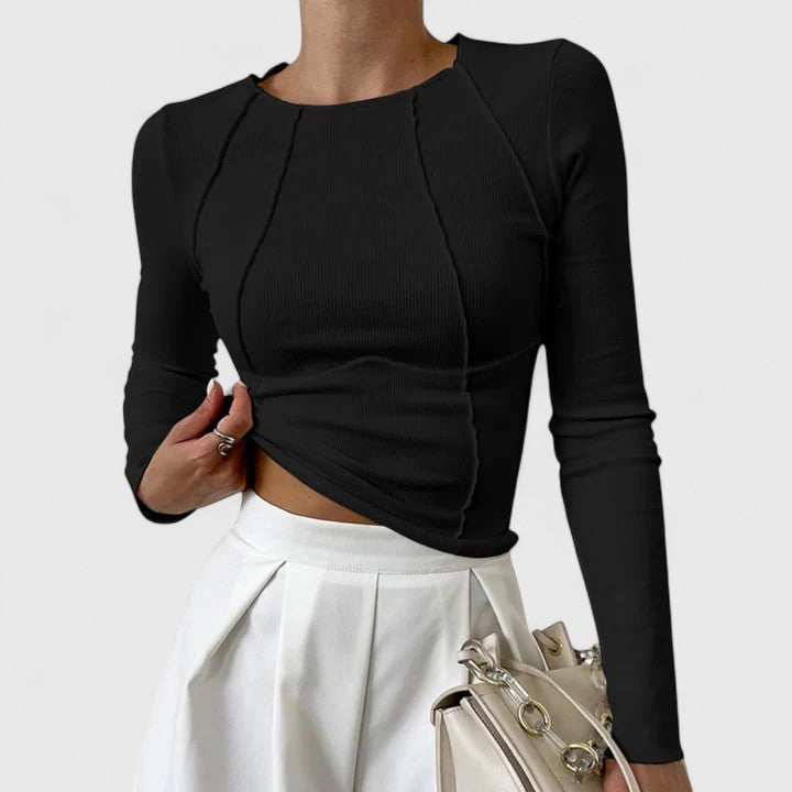 Rozminda | Bequemer Langarm-Top