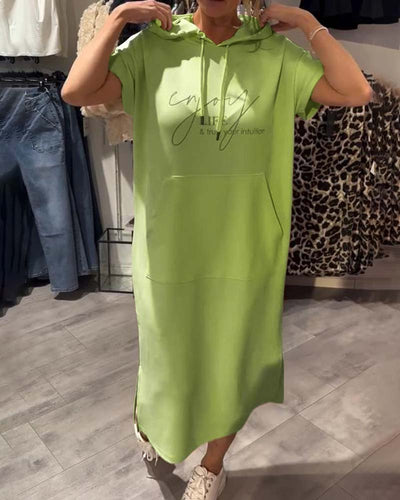 Saskia | Lässiges Kapuzenkleid