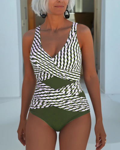 Badeanzug Mit Cross-Over Design Für Resort Casual Mode