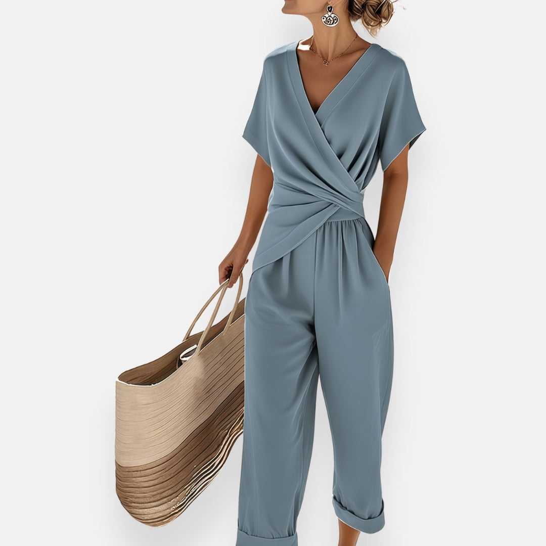 Lyra | Drapierter Knoten-Overall