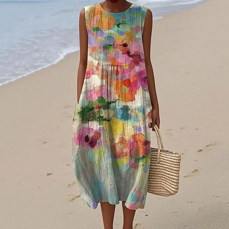 Vintage Bunte Robe