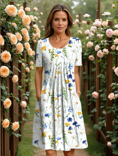 MARGA | ELEGANTES KLEID MIT BAUCHDECKUNG