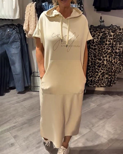Saskia | Lässiges Kapuzenkleid