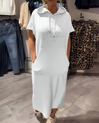 Saskia | Lässiges Kapuzenkleid