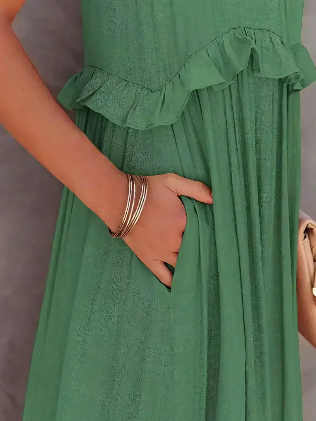 Emilia™ - Maxikleid mit Neckholder und Volants
