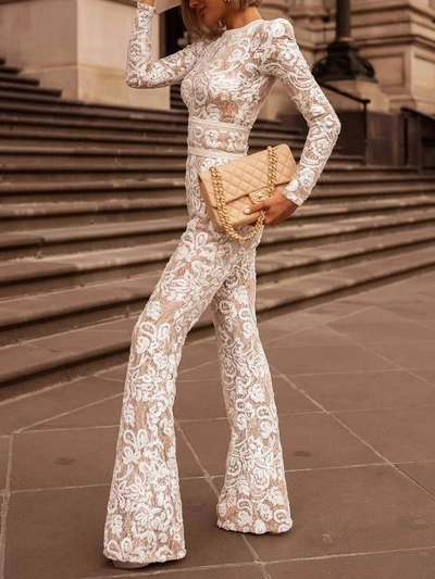 Rita™ | Spitzen-Jumpsuit