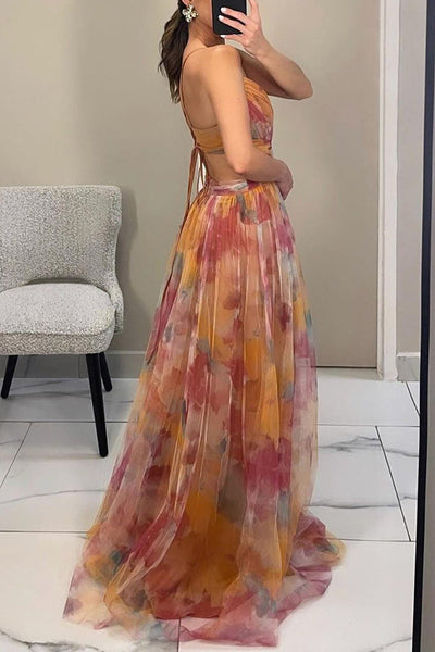 Vaëlia – Maxikleid mit Blumenmuster