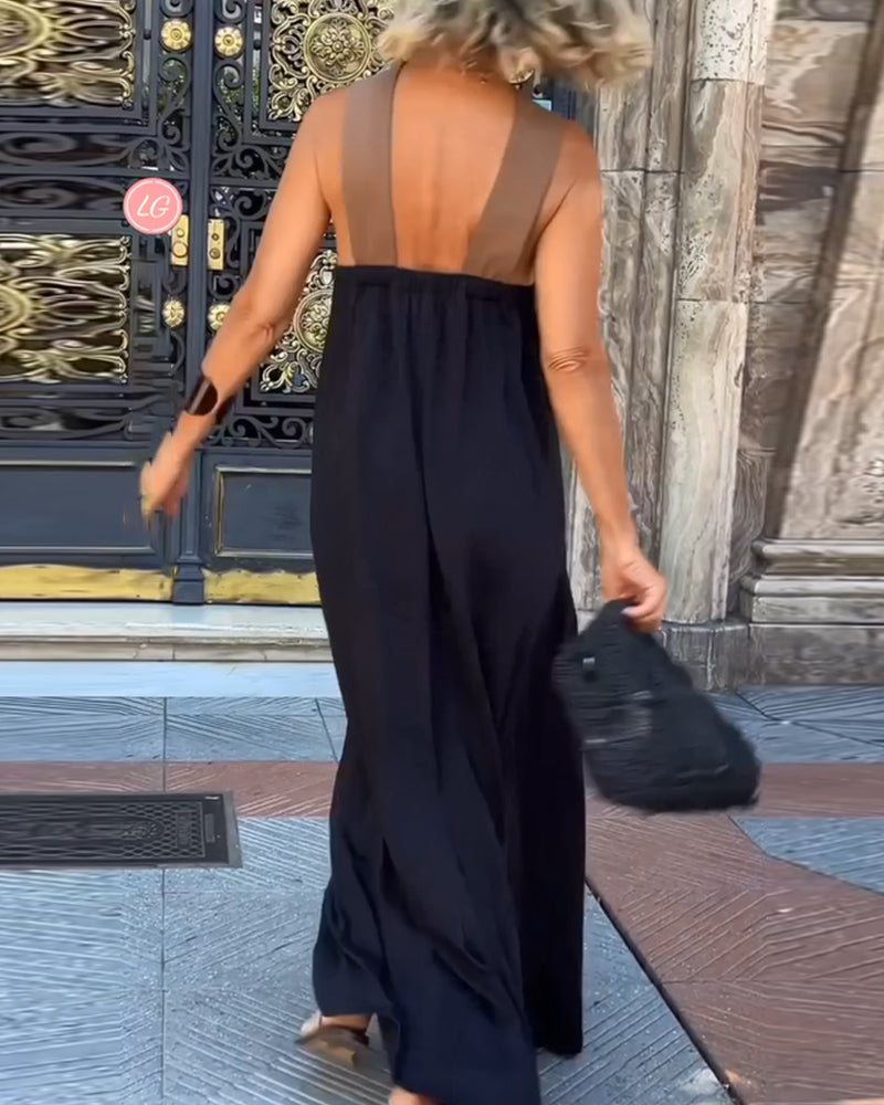 Anne | Elegantes Kleid mit überkreuztem Ausschnitt