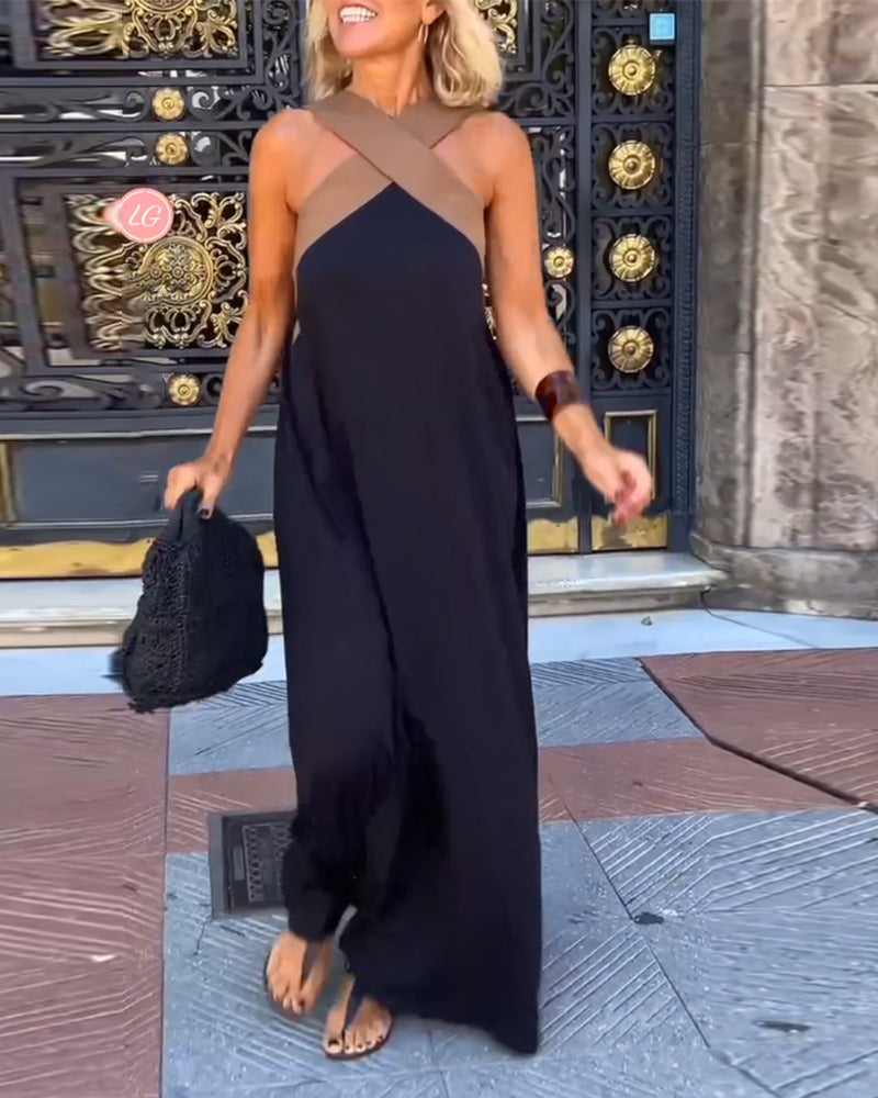 Anne | Elegantes Kleid mit überkreuztem Ausschnitt