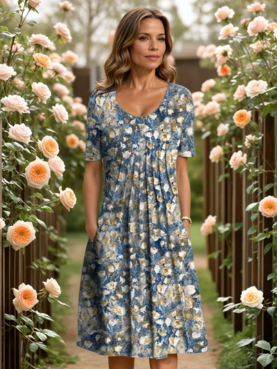MARGA | ELEGANTES KLEID MIT BAUCHDECKUNG