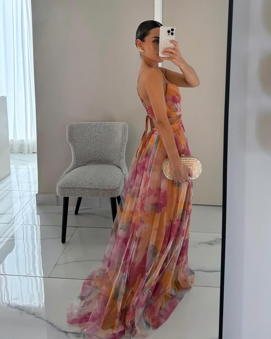 Vaëlia – Maxikleid mit Blumenmuster