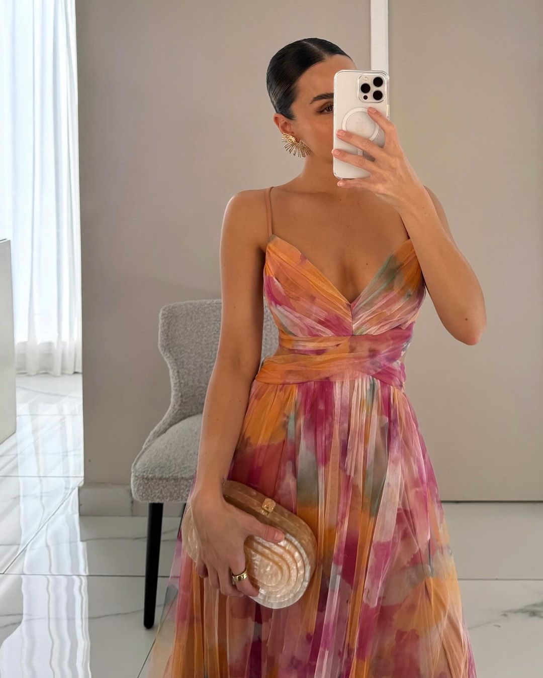 Vaëlia – Maxikleid mit Blumenmuster