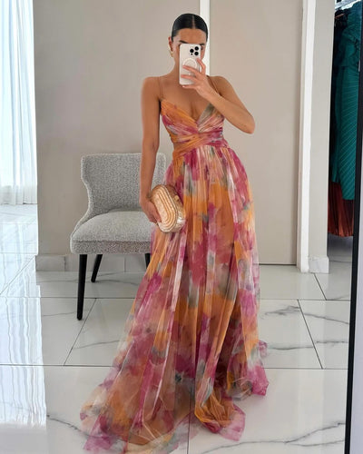 Vaëlia – Maxikleid mit Blumenmuster