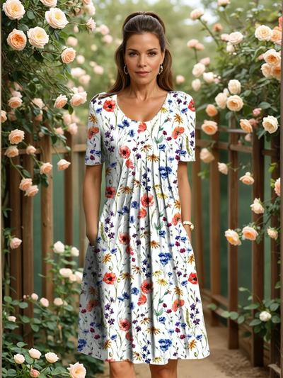 MARGA | ELEGANTES KLEID MIT BAUCHDECKUNG
