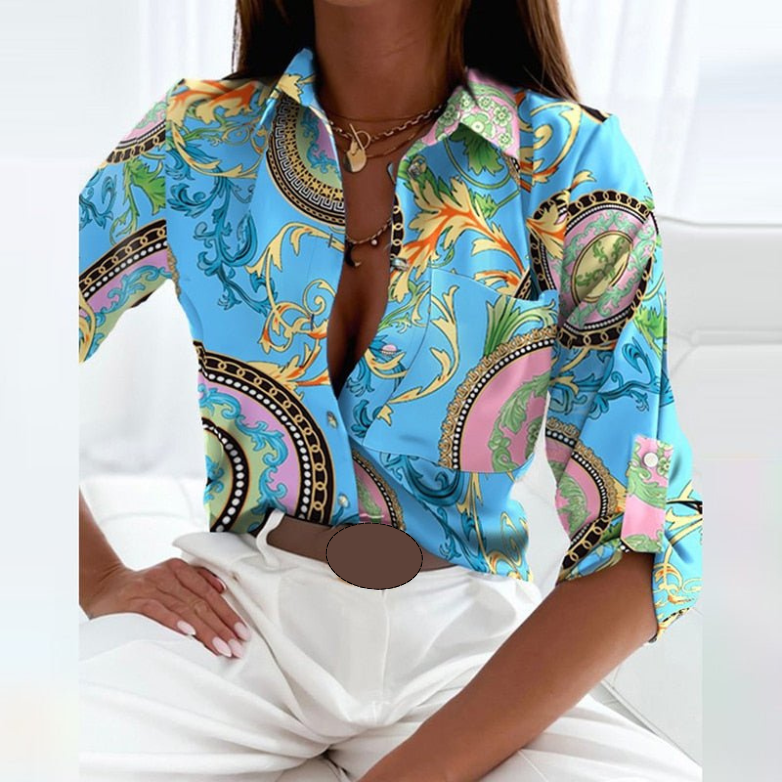 Wolff | Bluse mit Umlegekragen