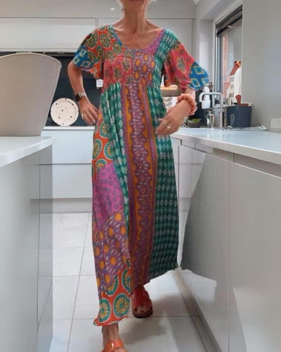 MELANIA | FARBFROHES BOHEMISCHES KLEID