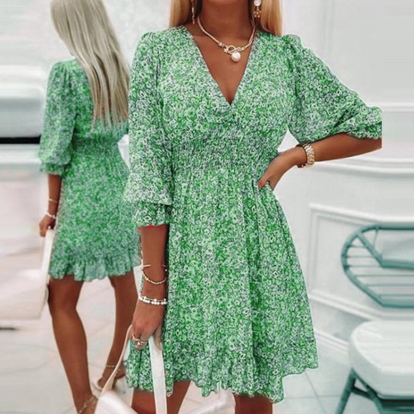 Addison™ - Elegantes Blumenkleid