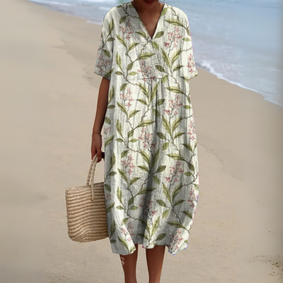 Audrey - Elegantes Blumen Kleid