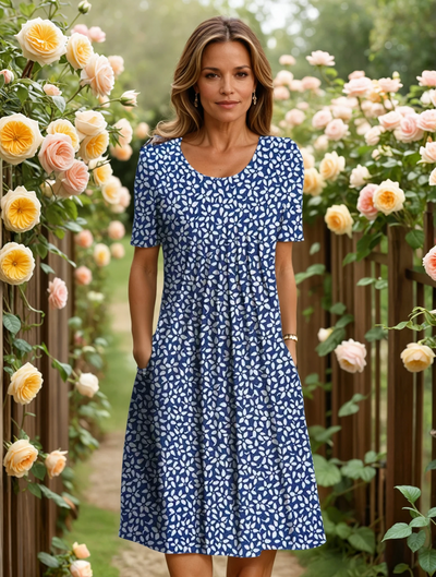 MARGA | ELEGANTES KLEID MIT BAUCHDECKUNG
