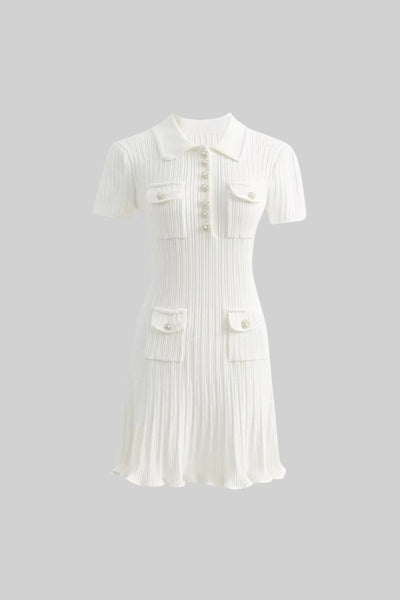 Kurzes Ärmeldiamantkleid