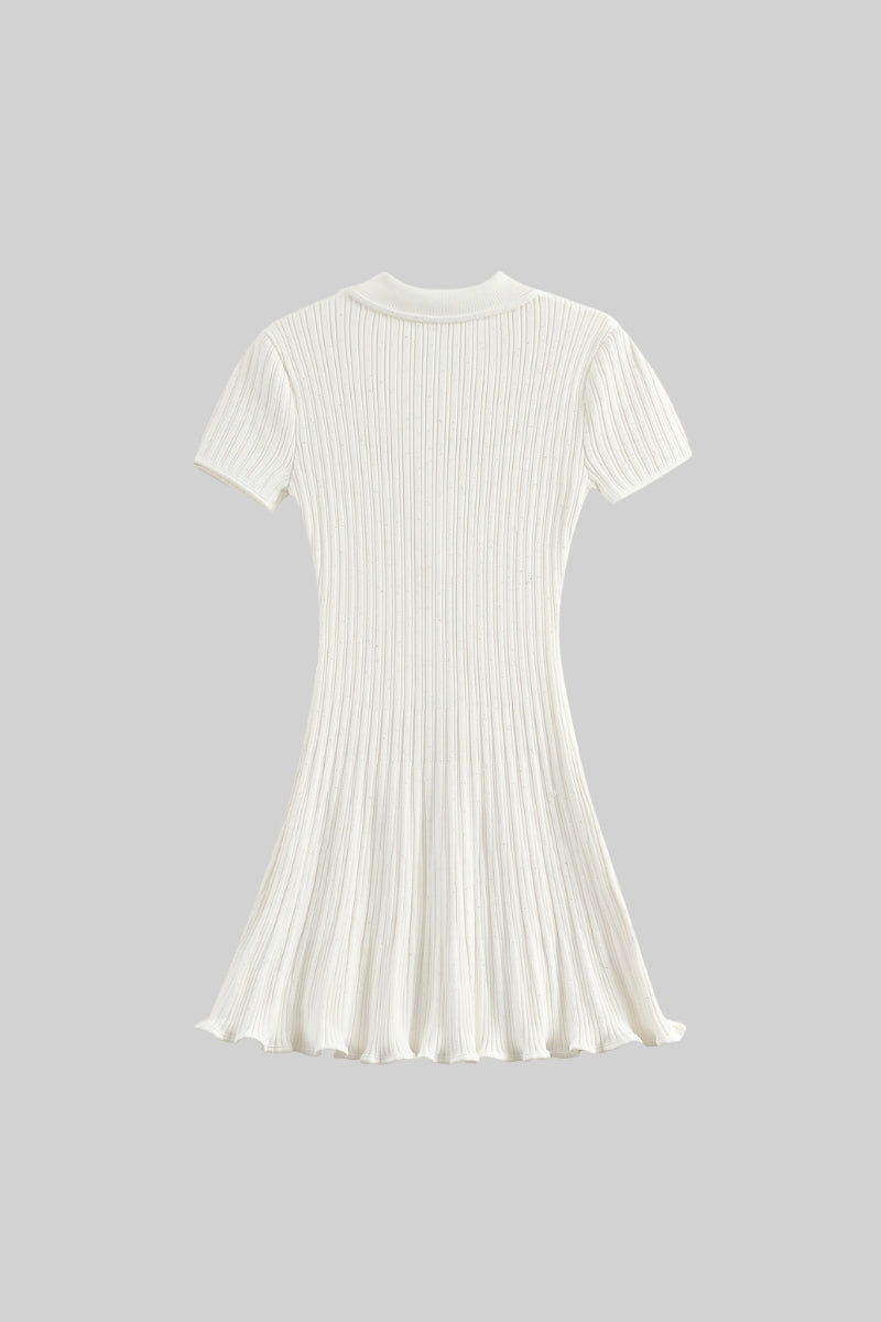 Kurzes Ärmeldiamantkleid