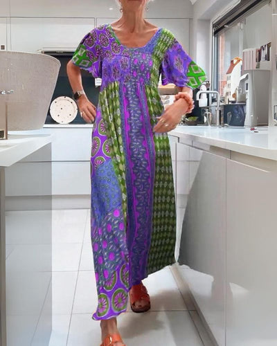 MELANIA | BUNTES BOHEMIAN-KLEID