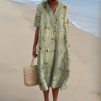 Audrey - Elegantes Blumen Kleid