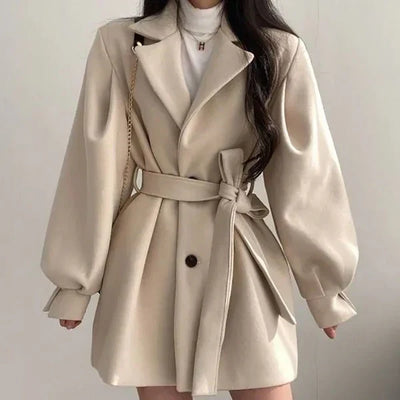 Eleganter, Figurbetonter Damen Mantel