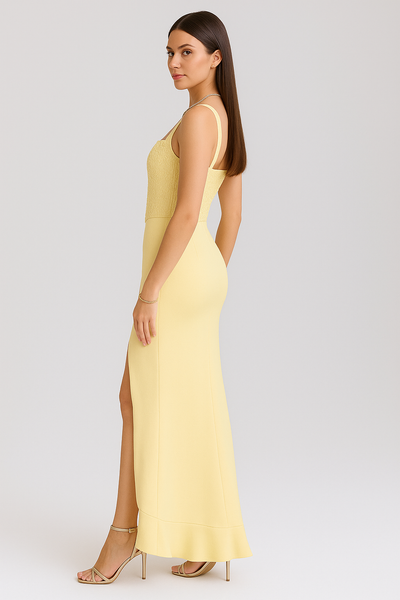 Bella™ | Ruschensatin-Korsettkleid