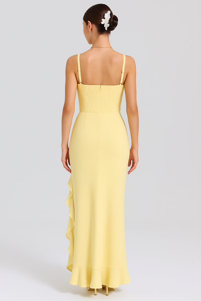 Bella™ | Ruschensatin-Korsettkleid
