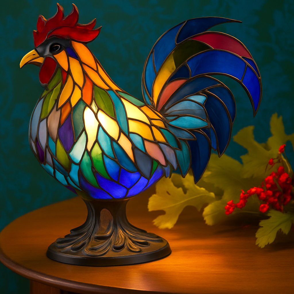 Hector | Bunte Glas-Hahnlampe Magisk