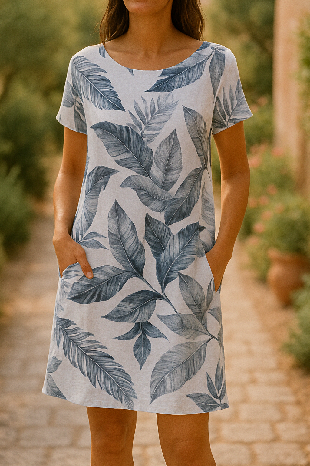 Ranya™ | Elegantes Leinenkleid