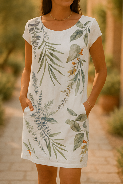 Ranya™ | Elegantes Leinenkleid
