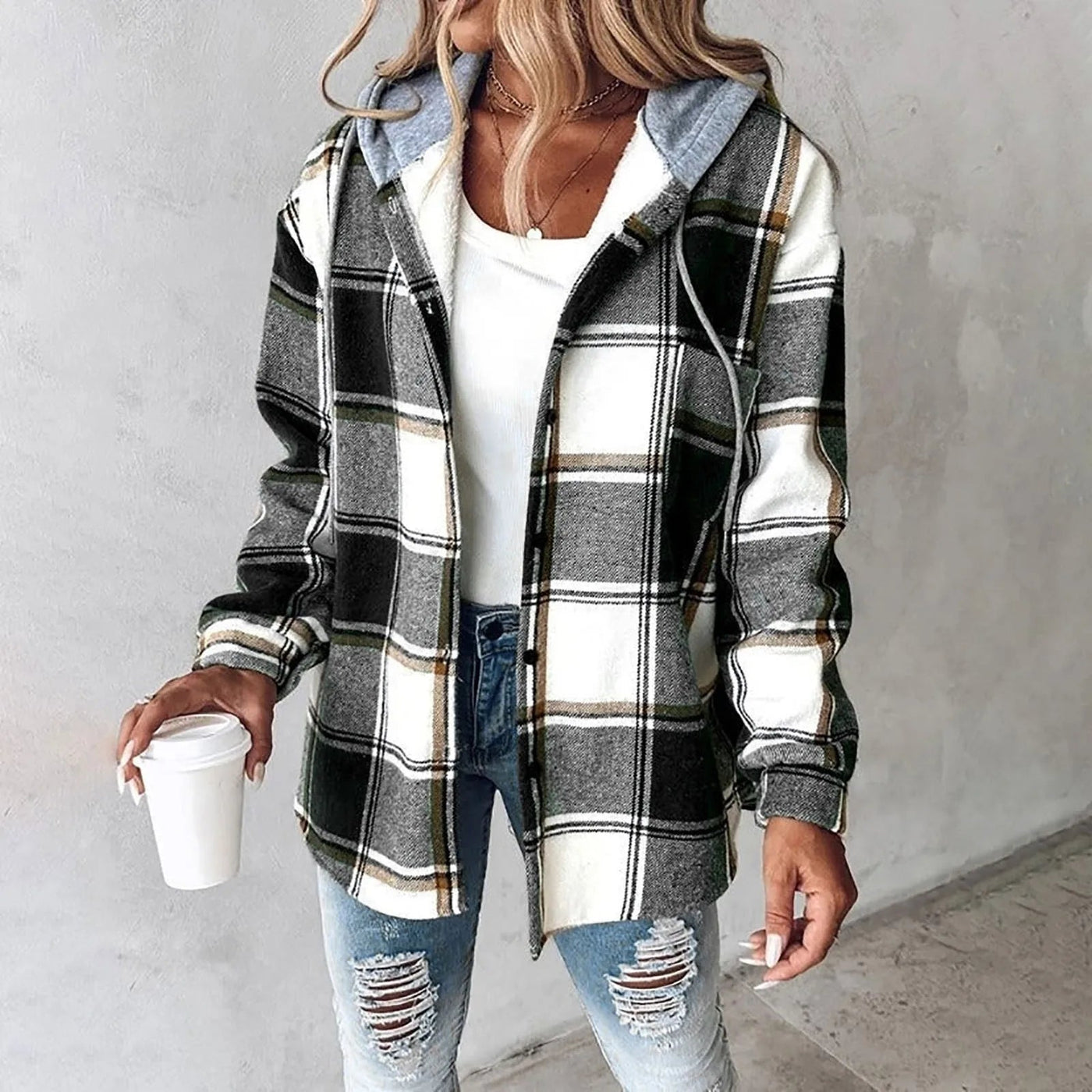 Warme Damen Jacke für den Herbst