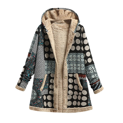 Hochwertige, warme Damenjacke aus Schafsfell